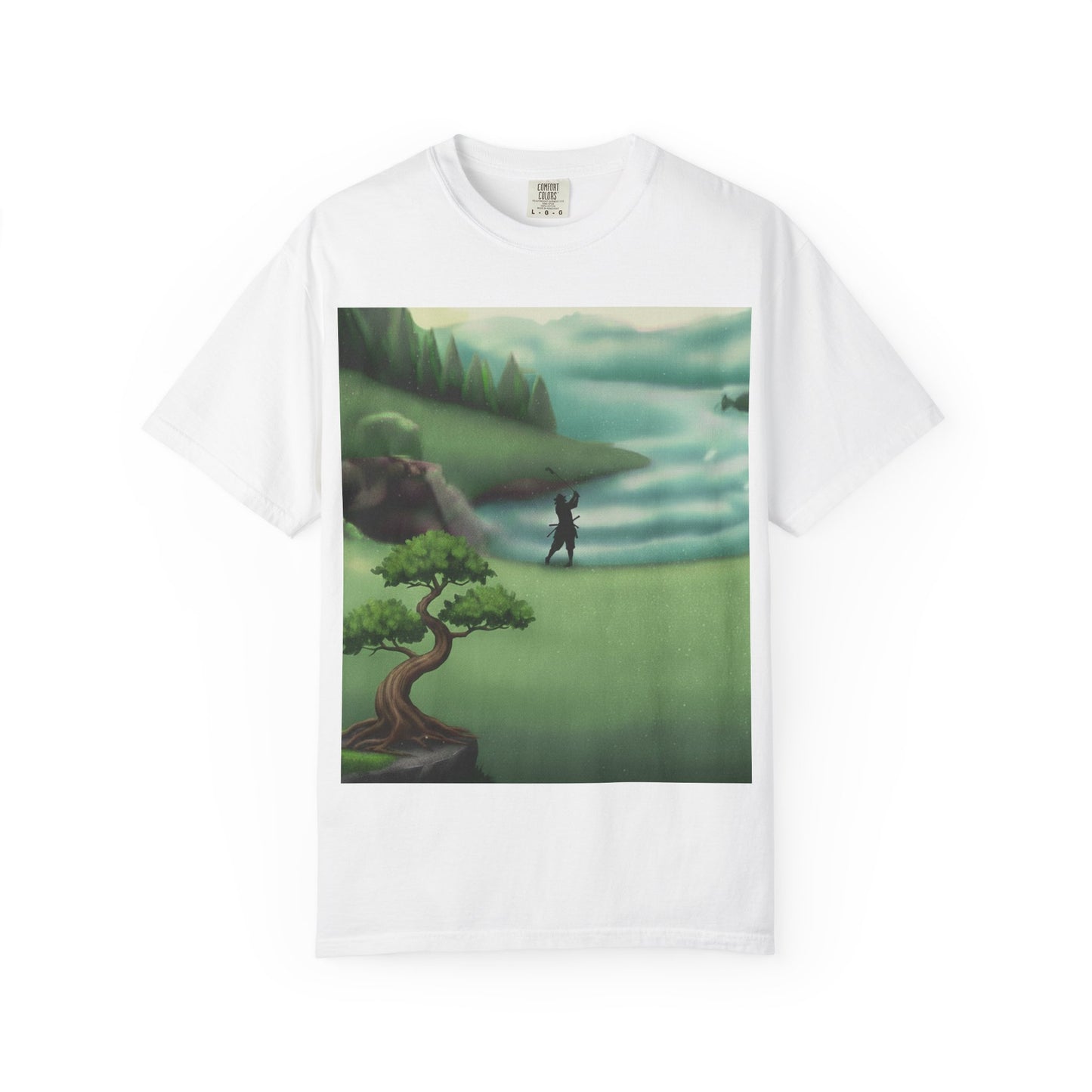 Zen Spot Golf Custom Golf Course Landscape T‑Shirt