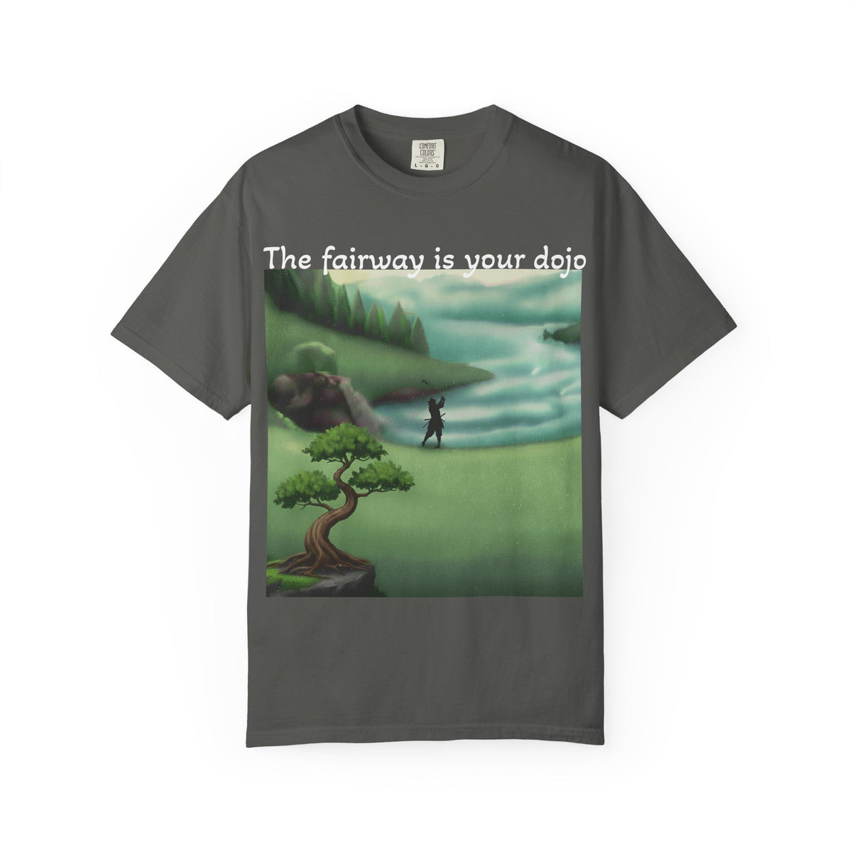 Golf Dojo T-Shirt — "The Fairway Is Your Dojo" Zen Golf Graphic Tee