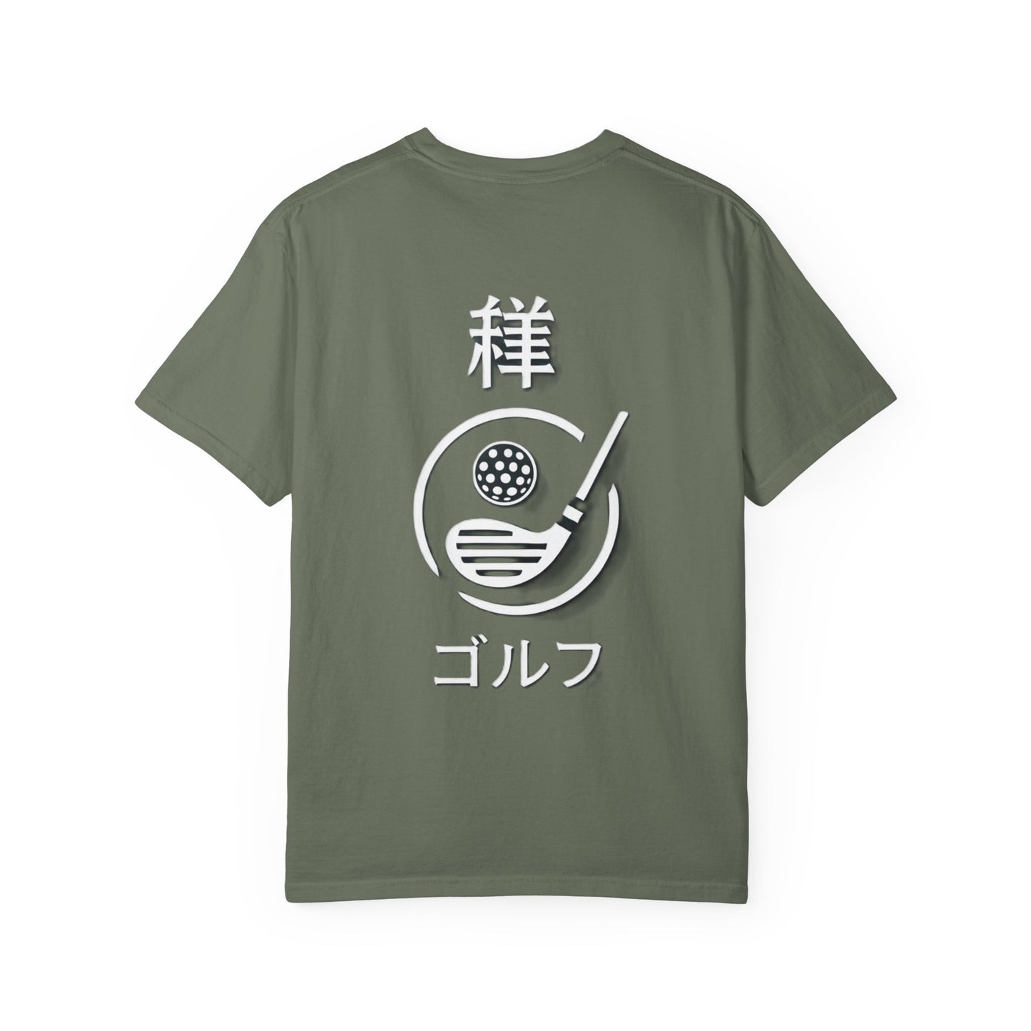 Zen Spot Golf Kanji Graphic T‑Shirt — Japanese Style Golf Club Tee