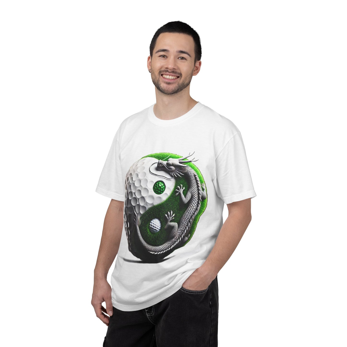 Yin Yang Golf Dragon T‑Shirt — Golf Lover Graphic Tee