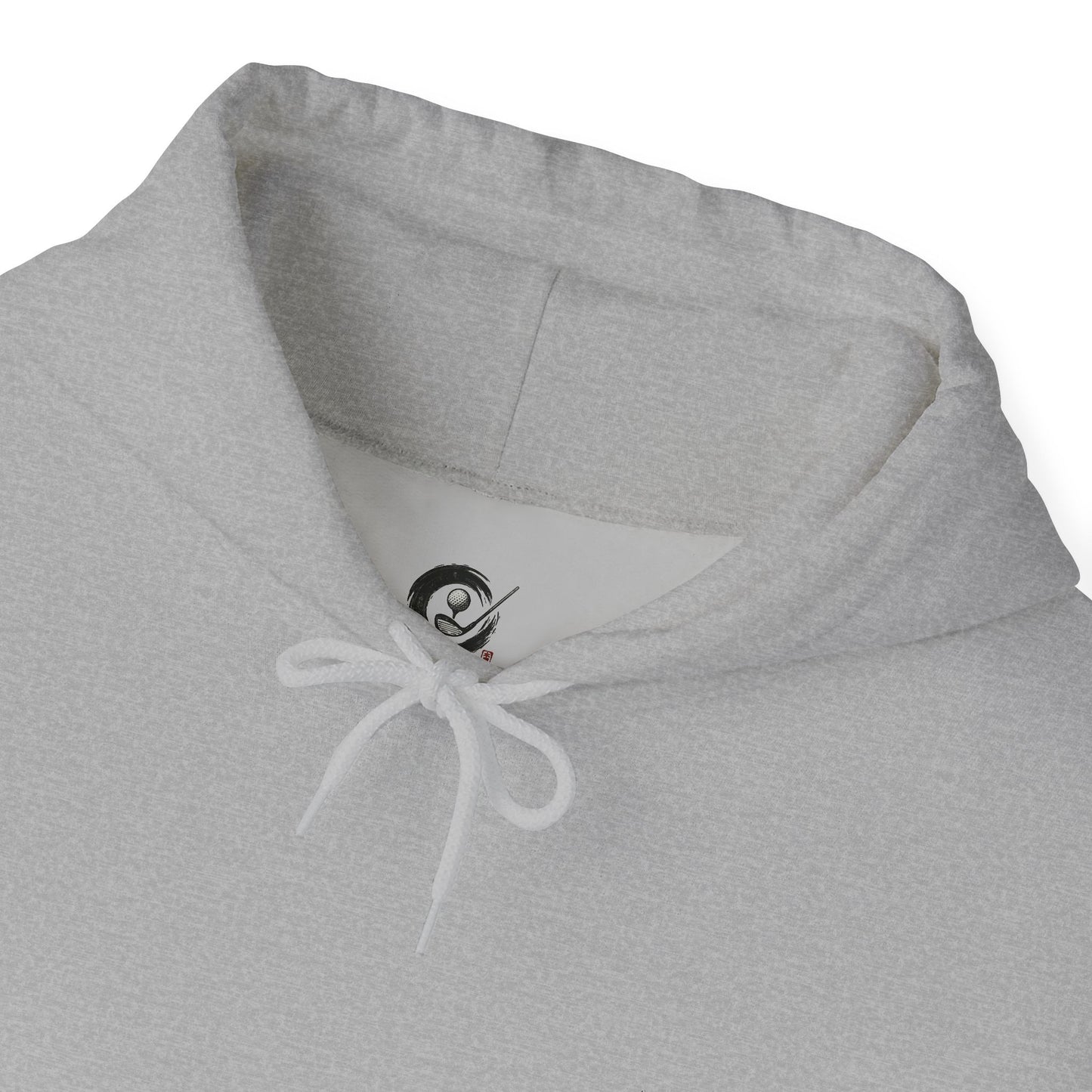 Zen Spot Golf Custom Gildan Yin Yang Golf Ball Dragon Hoodie Minimalist Emblem Sweatshirt
