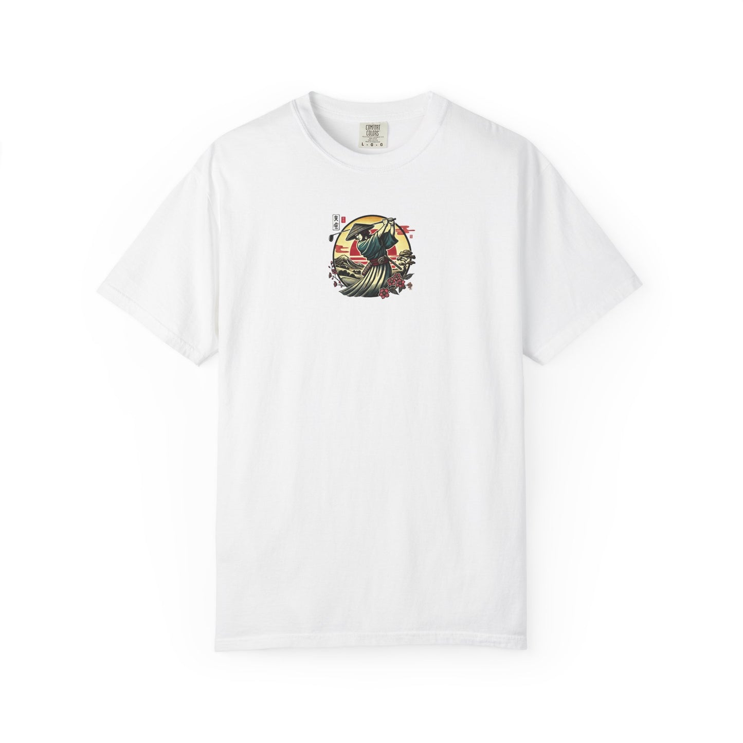Samurai Sunset T-Shirt — Japanese Warrior Graphic Tee