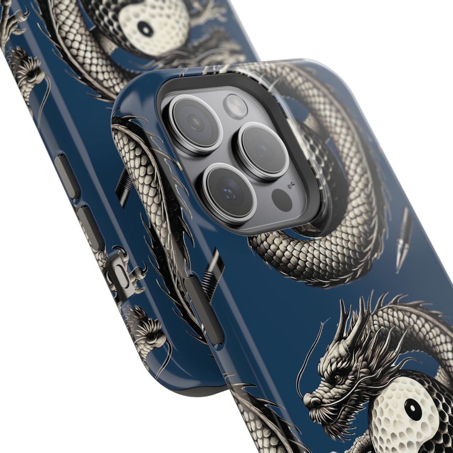 Zen Spot Customized Dragon Yin Yang Phone Case — Magnetic Impact-Resistant Armor