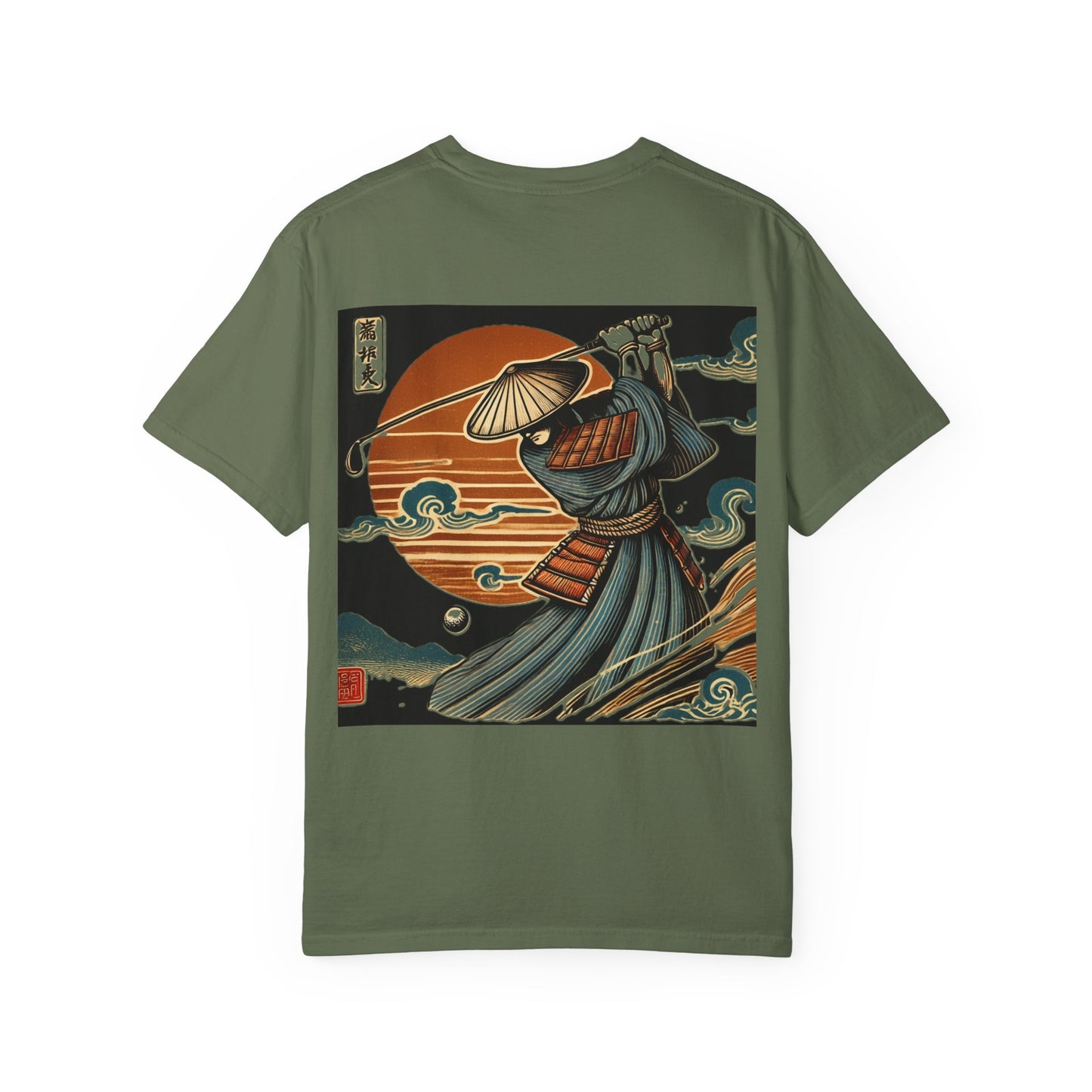 Samurai Sunset T-Shirt — Vintage Japanese Warrior Graphic Tee