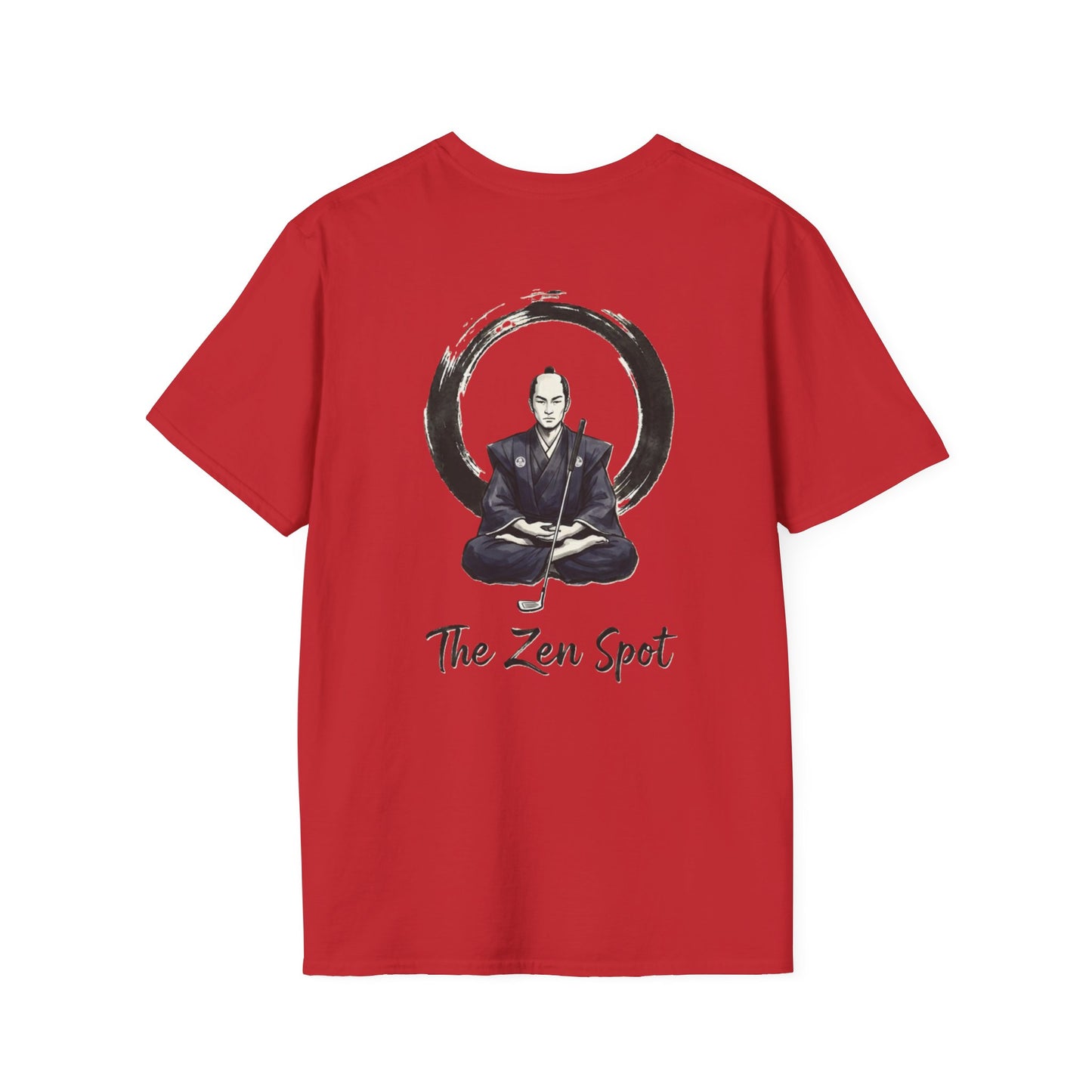 Zen Spot Golf Custom Gildan Zen Samurai Meditation Tee | The Zen Spot graphic t-shirt