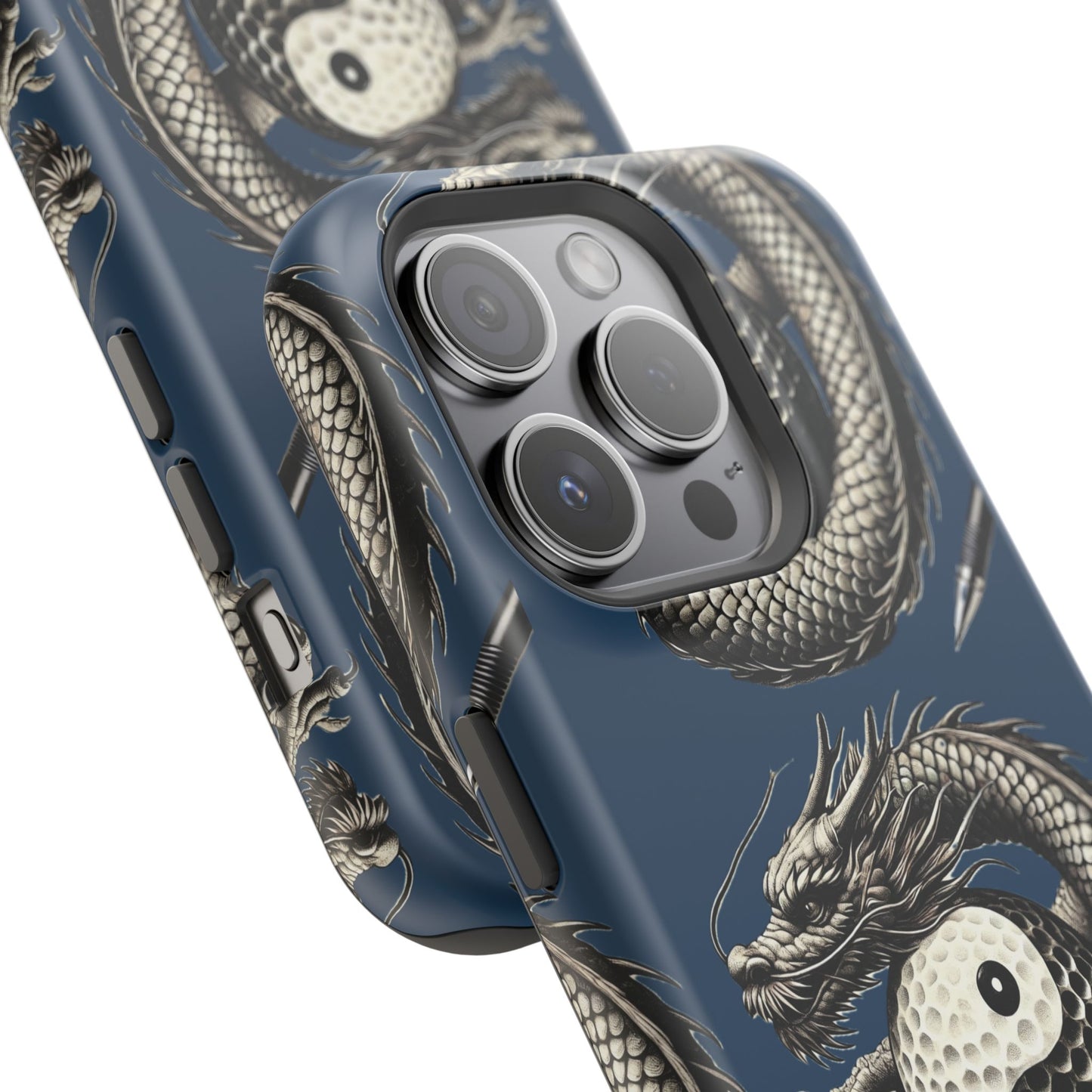 Zen Spot Customized Dragon Yin Yang Phone Case — Magnetic Impact-Resistant Armor