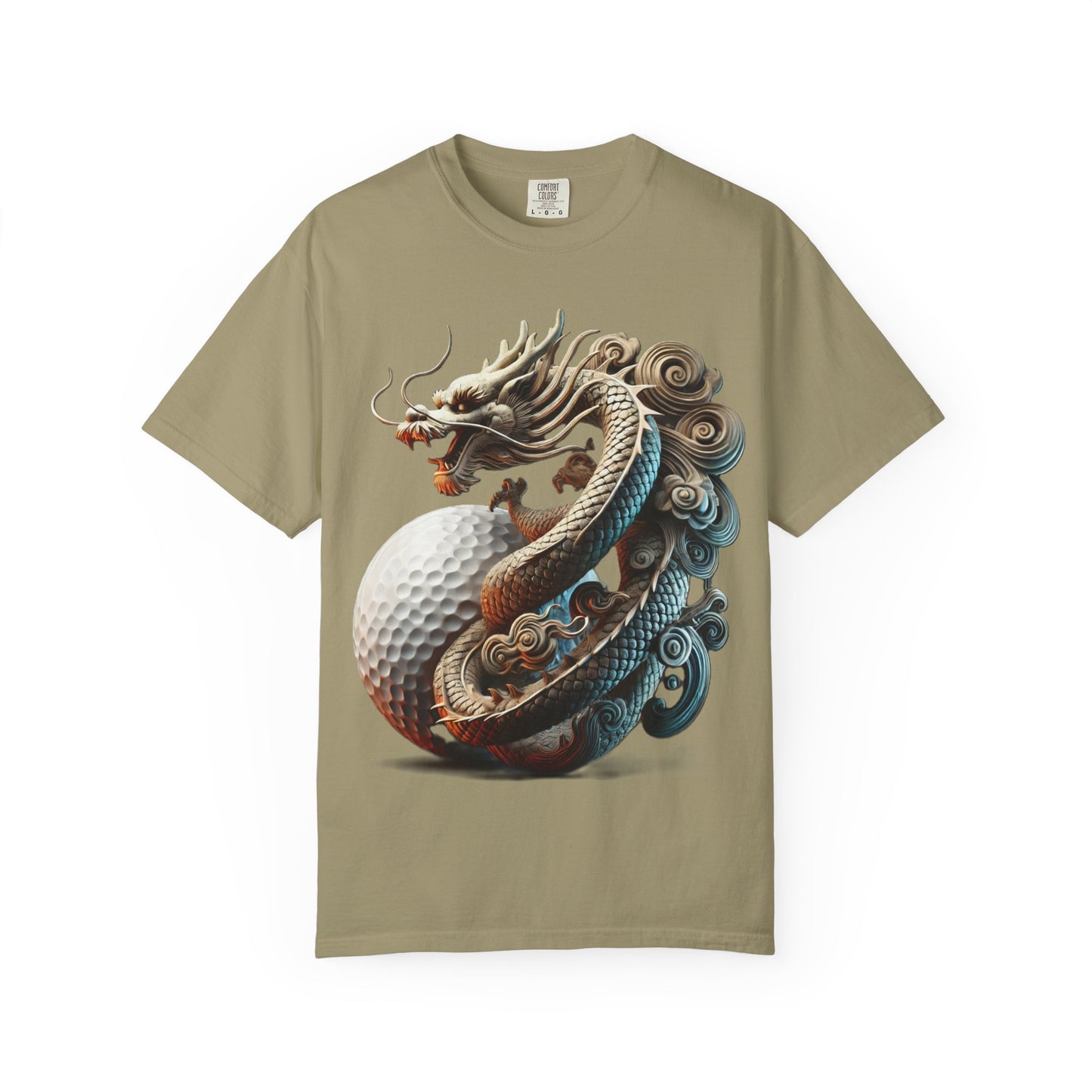 Zen Spot Customized Comfort Colors Dragon Golf Ball T-Shirt — Zen Spot Graphic Tee