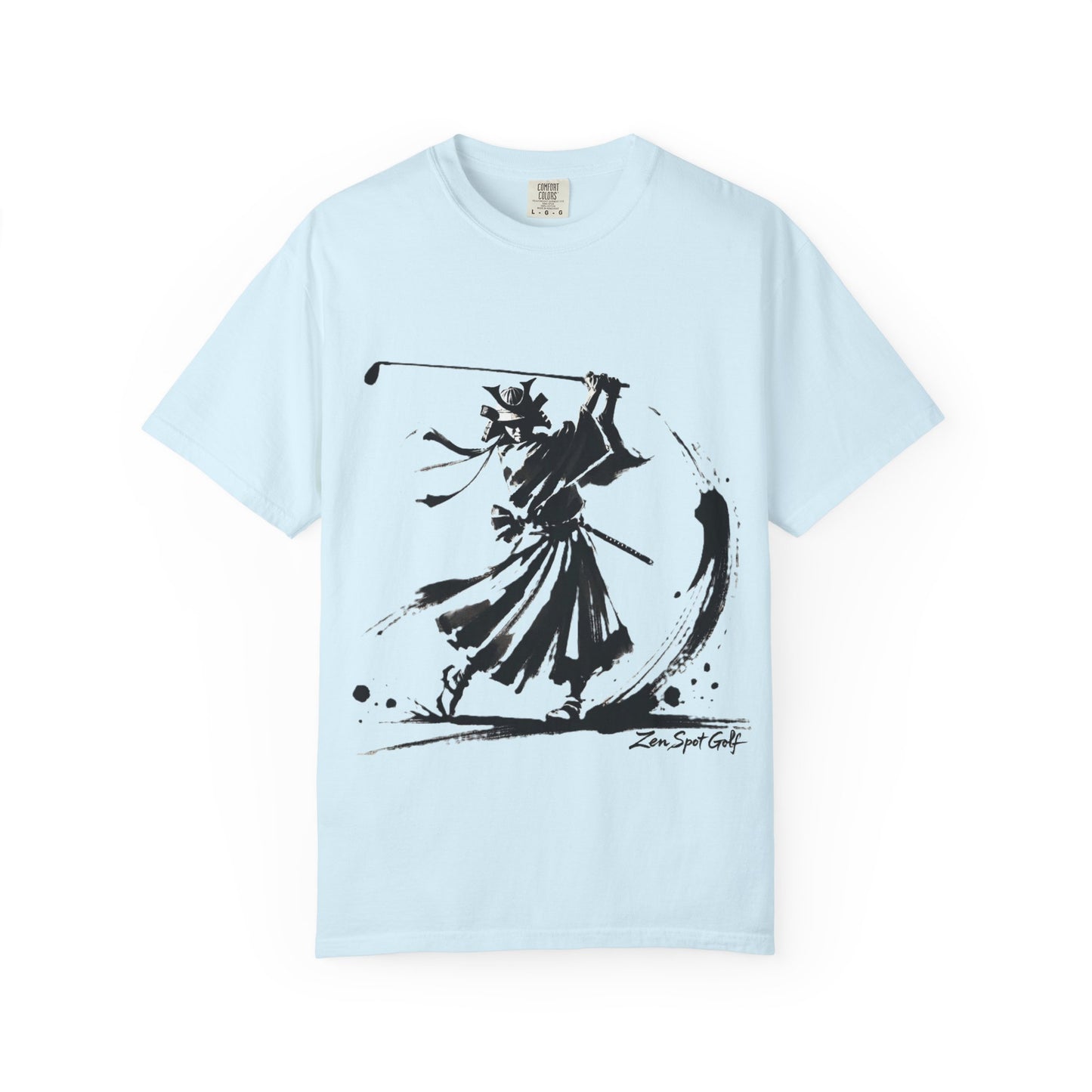 Zen Spot Golf Custom Samurai Brushstroke T-Shirt