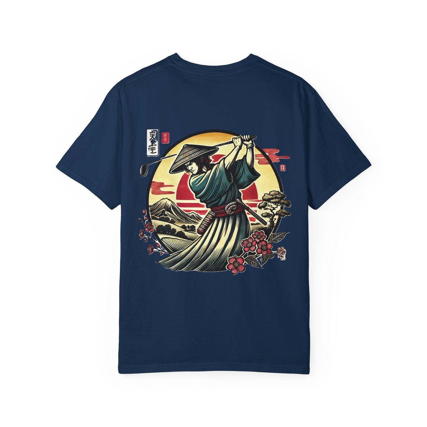 Samurai Sunset T-Shirt — Japanese Warrior Graphic Tee