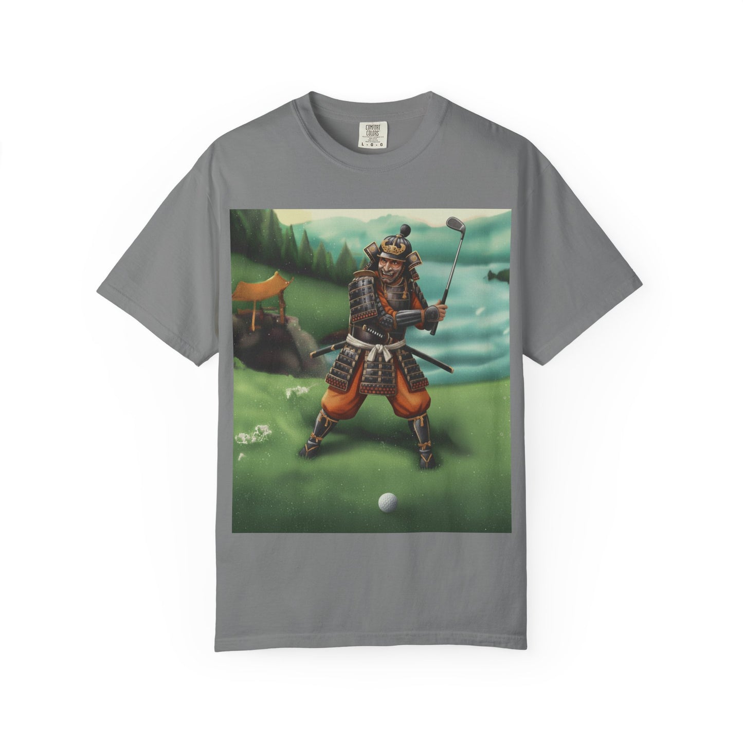 Zen Spot Golf Custom Samurai Golfer T-Shirt