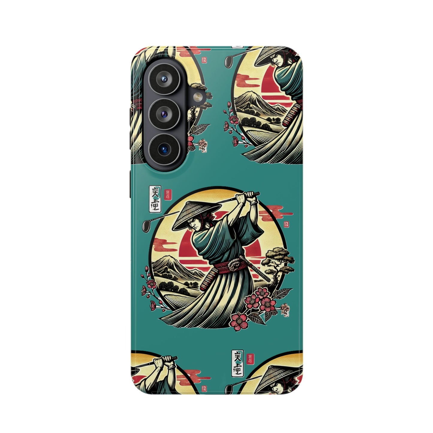 Zen Spot Customized Samurai Golfer Phone Case — Magnetic Impact-Resistant Protective Cover