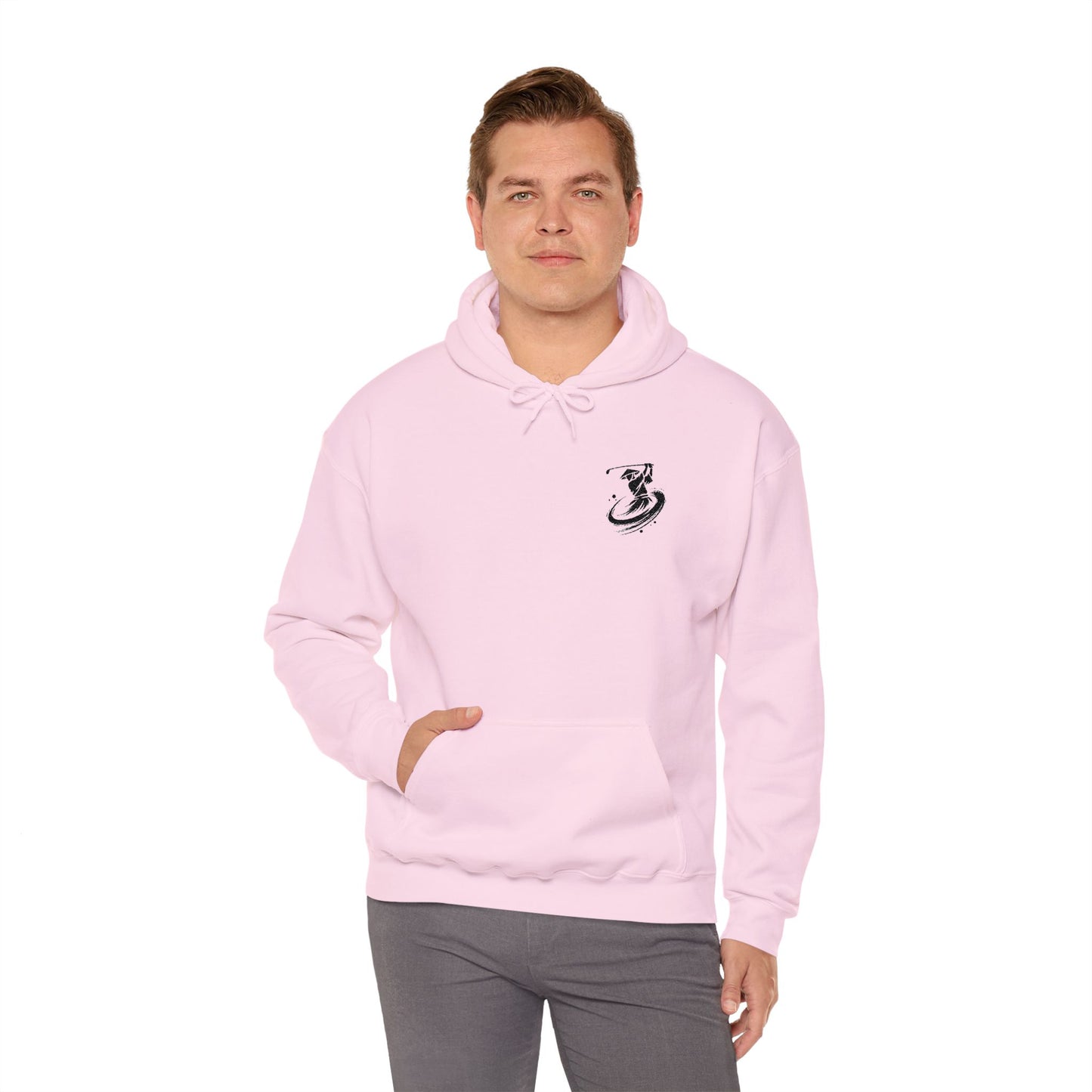 Brush Stroke Kendo Samurai Golf Swing Hoodie