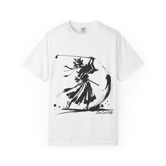 Zen Spot Golf Custom Samurai Brushstroke T-Shirt