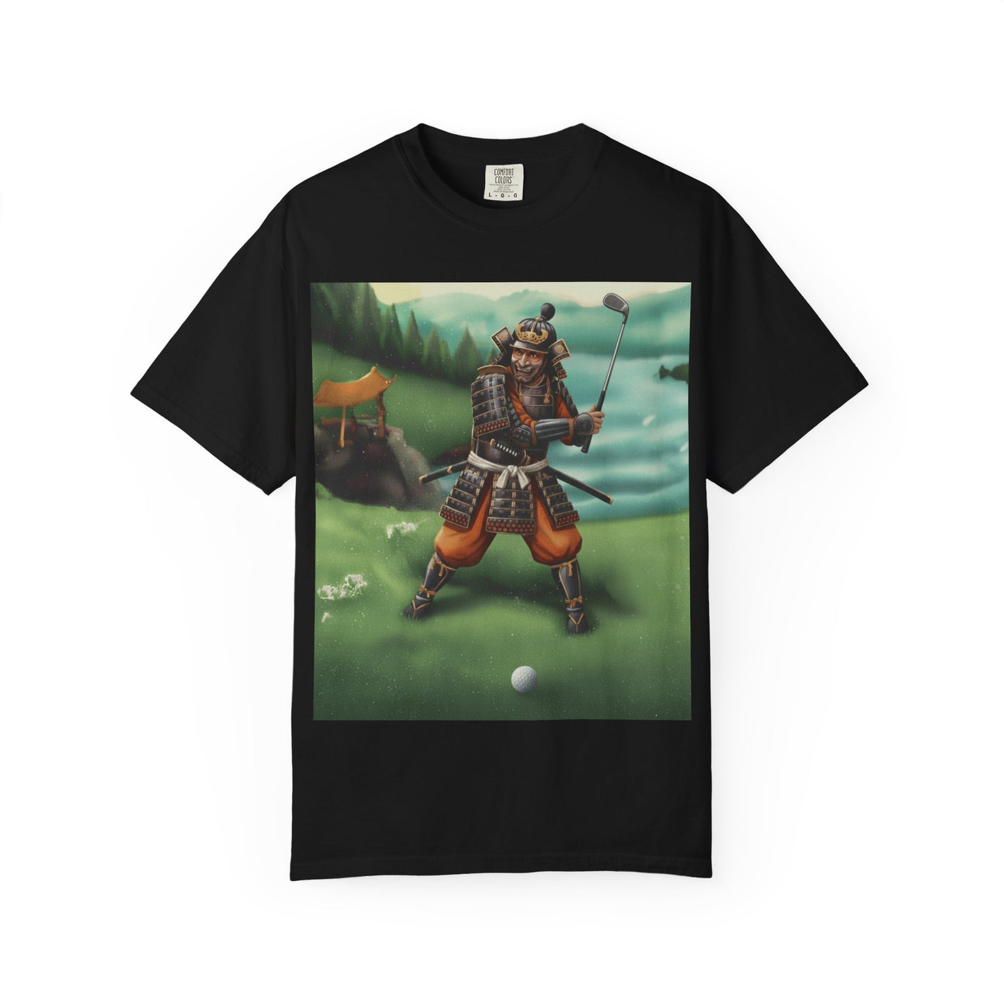 Zen Spot Golf Custom Samurai Golfer T-Shirt