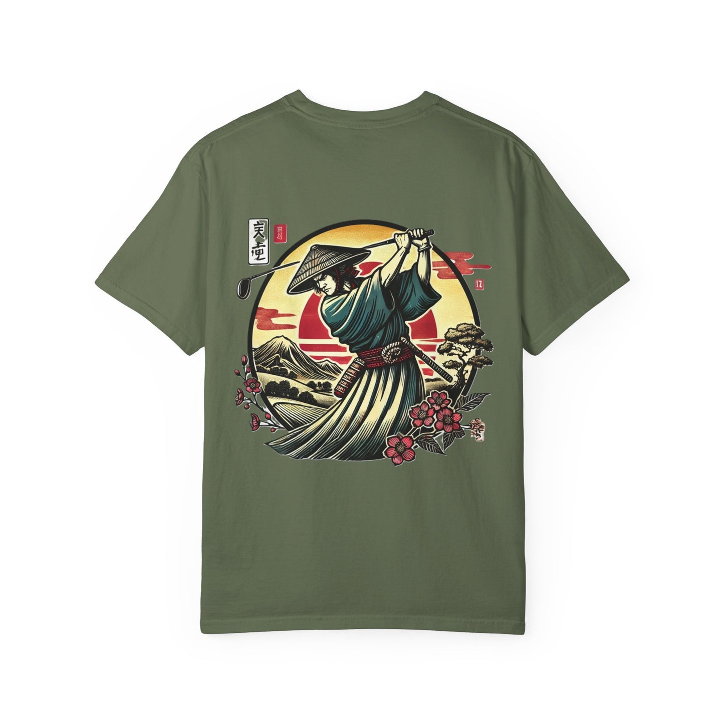 Samurai Sunset T-Shirt — Japanese Warrior Graphic Tee