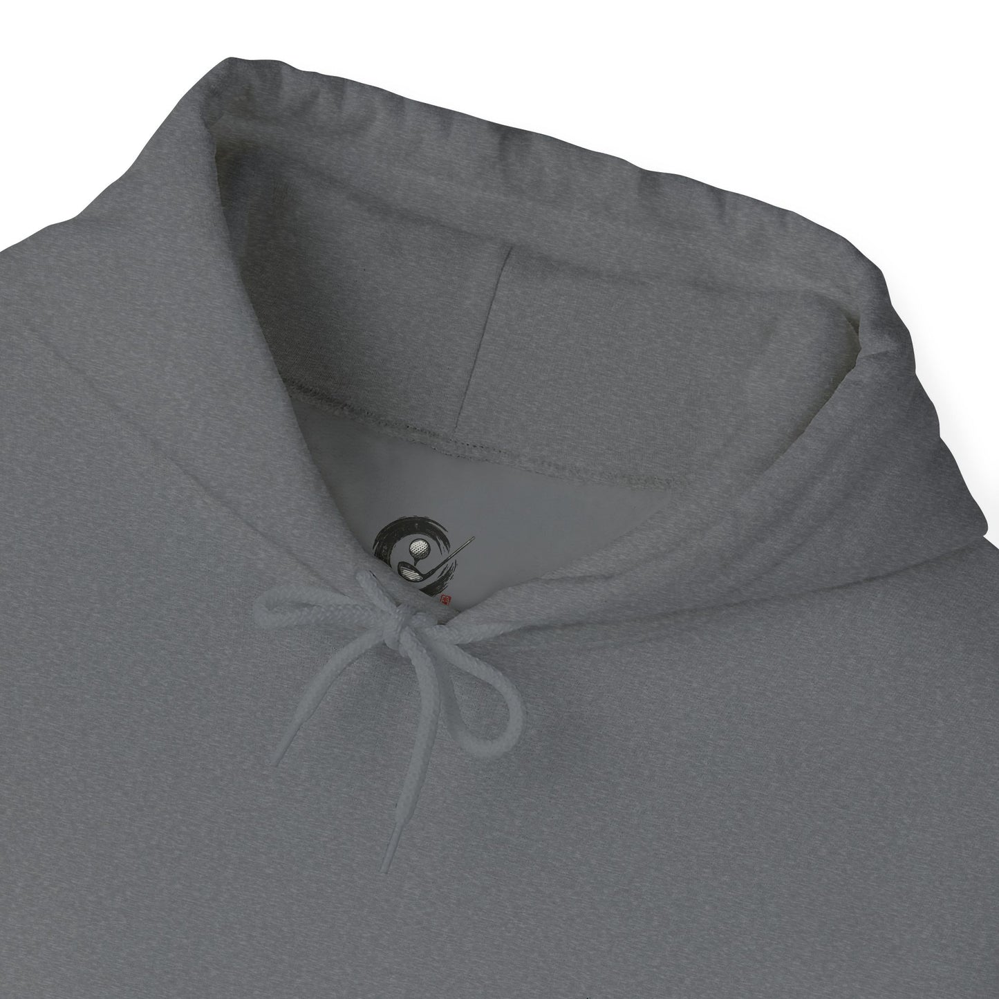 Zen Spot Golf Custom Gildan Yin Yang Golf Ball Dragon Hoodie Minimalist Emblem Sweatshirt