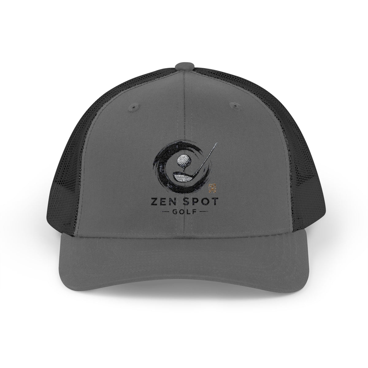 Embroidered "Zen Spot Golf" Logo Trucker Cap