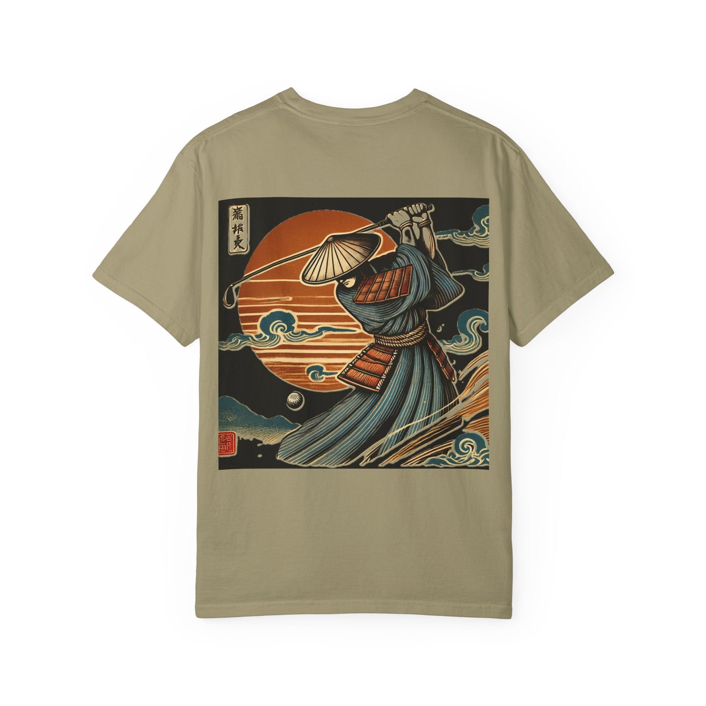 Samurai Sunset T-Shirt — Vintage Japanese Warrior Graphic Tee