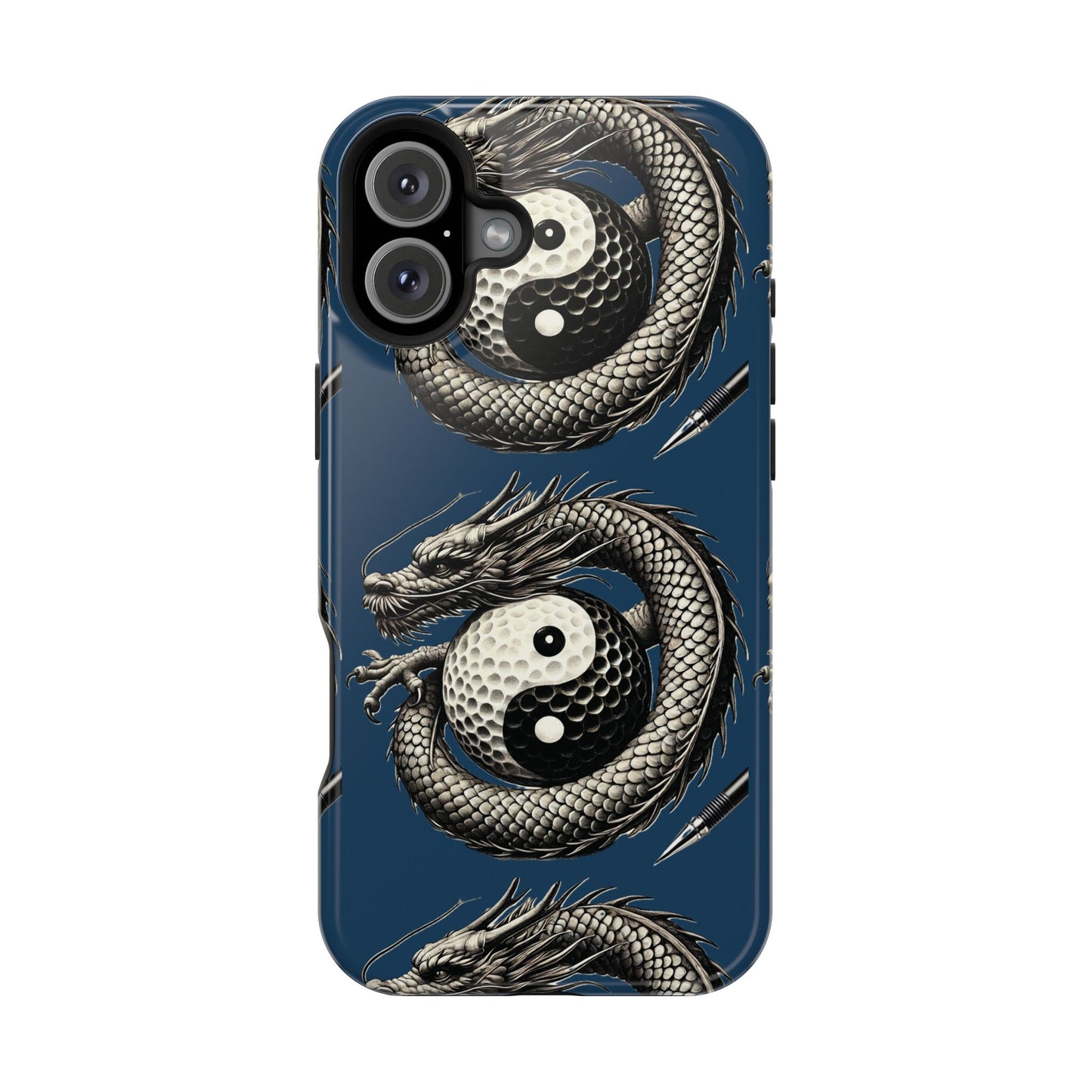 Zen Spot Customized Dragon Yin Yang Phone Case — Magnetic Impact-Resistant Armor