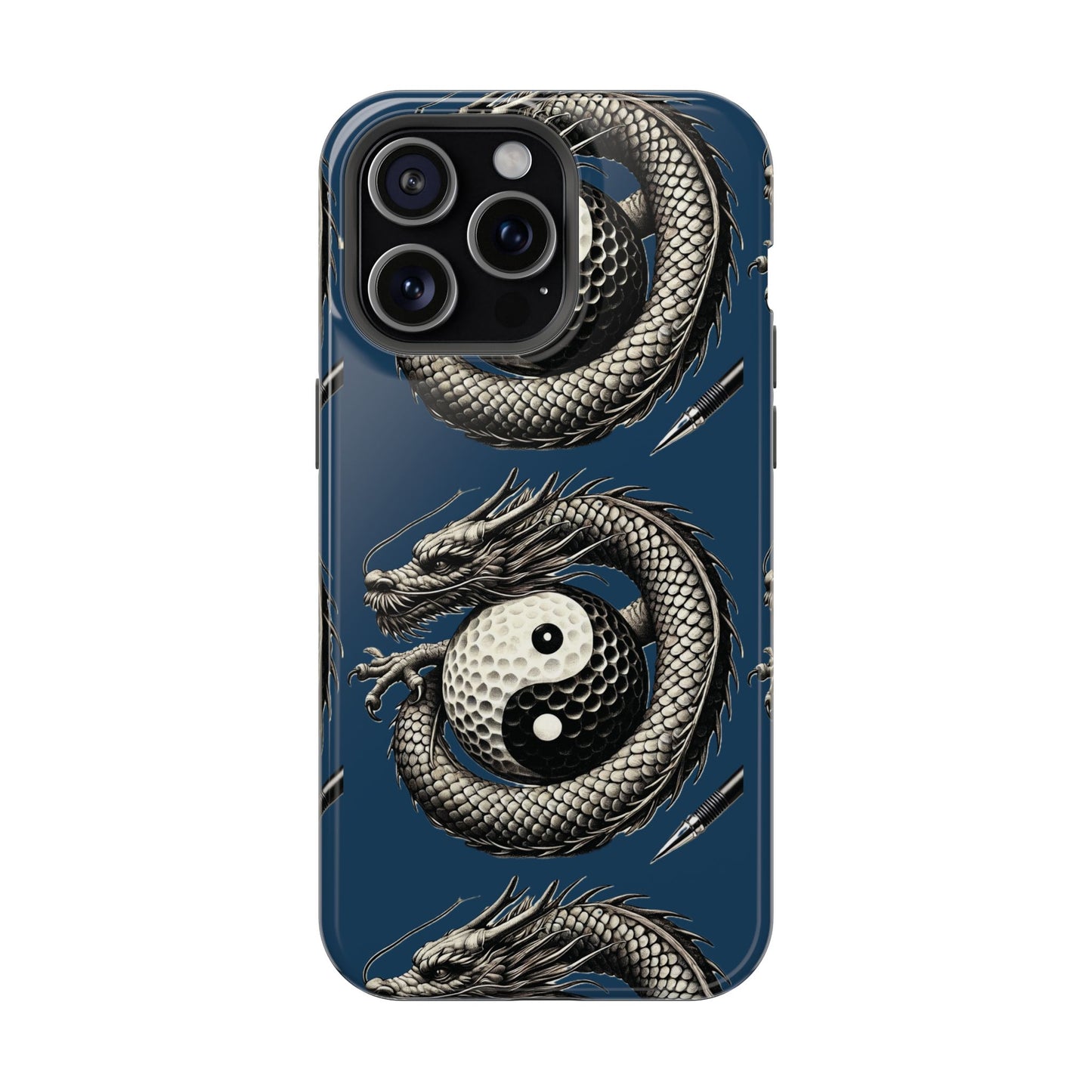 Zen Spot Customized Dragon Yin Yang Phone Case — Magnetic Impact-Resistant Armor
