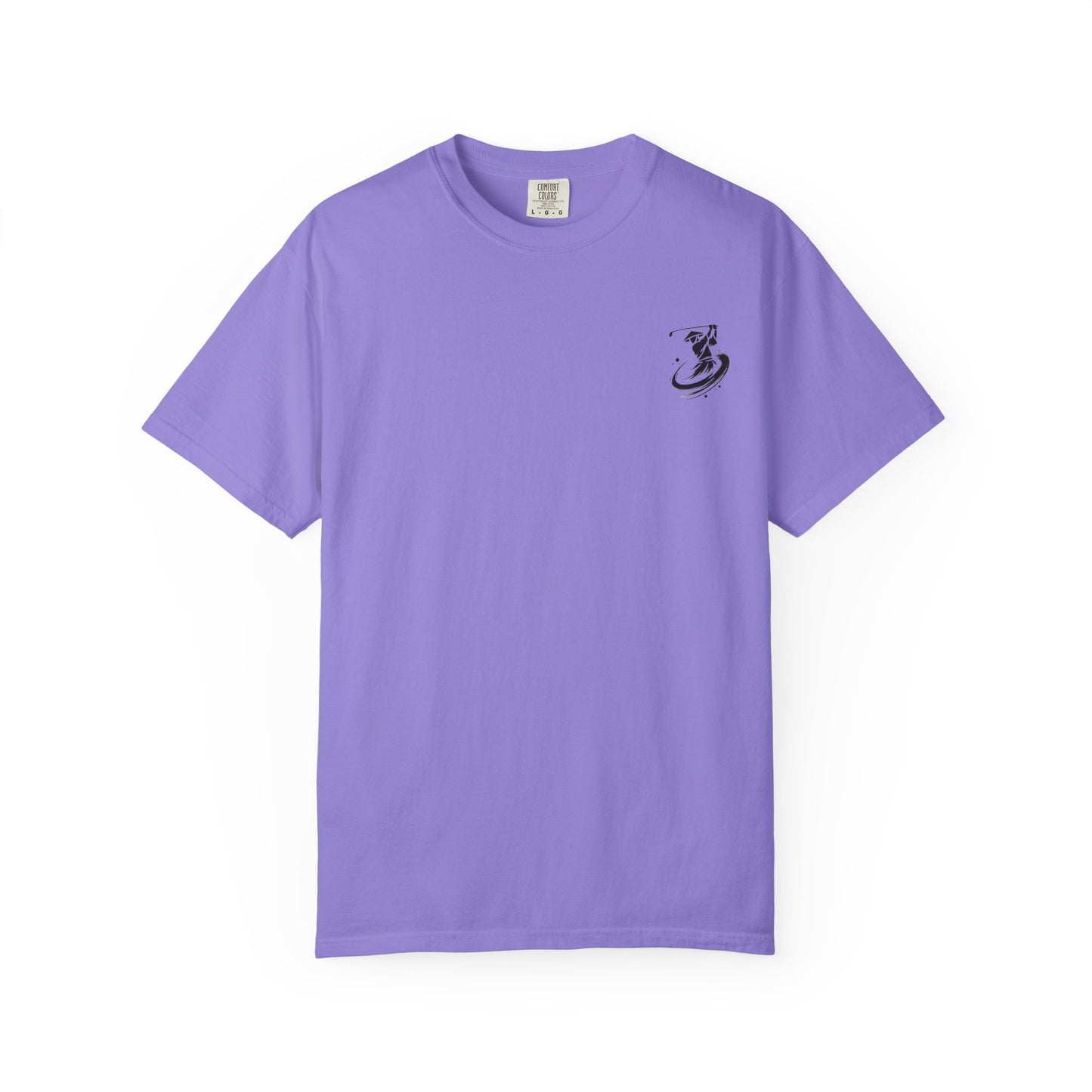 Zen Spot Golf Custom Ink Brush Golfer Swing Graphic T‑Shirt